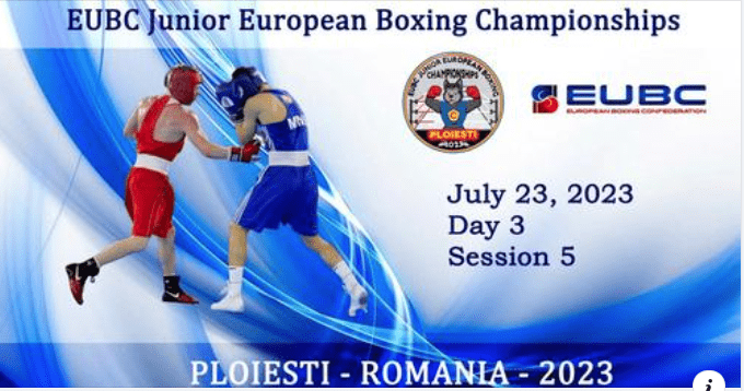 Élő közvetítés – Junior Európa-bajnokság – Délutáni program – Magyar Ökölvívó Szakszövetség