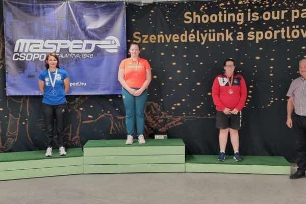 Major Veronika szombaton is győzött a budapesti sportlövőversenyen