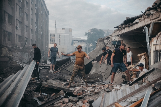 Világ: Rakétatámadás érte Zaporizzsja városát