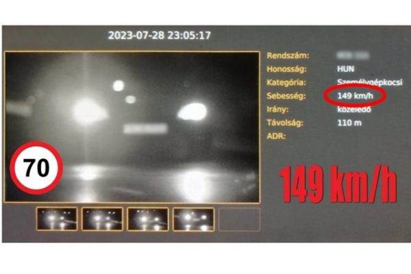 Itthon: 149 km/órával közlekedő autót is mértek az Árpád hídon a rendőrök