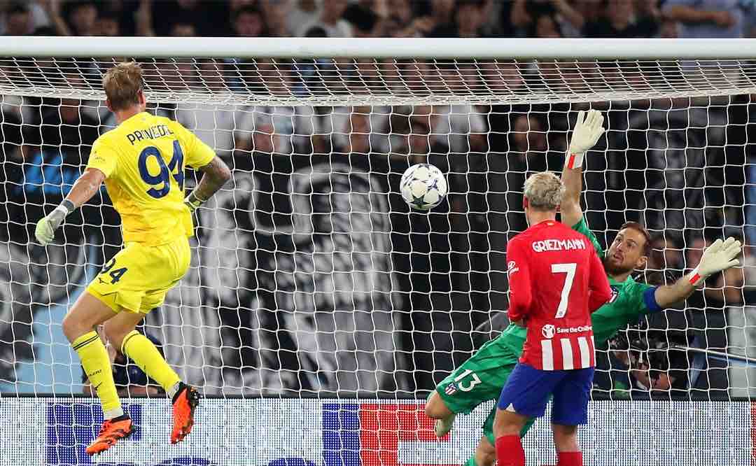 Provedel, a Lazio kapusa a 95. percben fejelt gólt az Atlético Madrid ellen