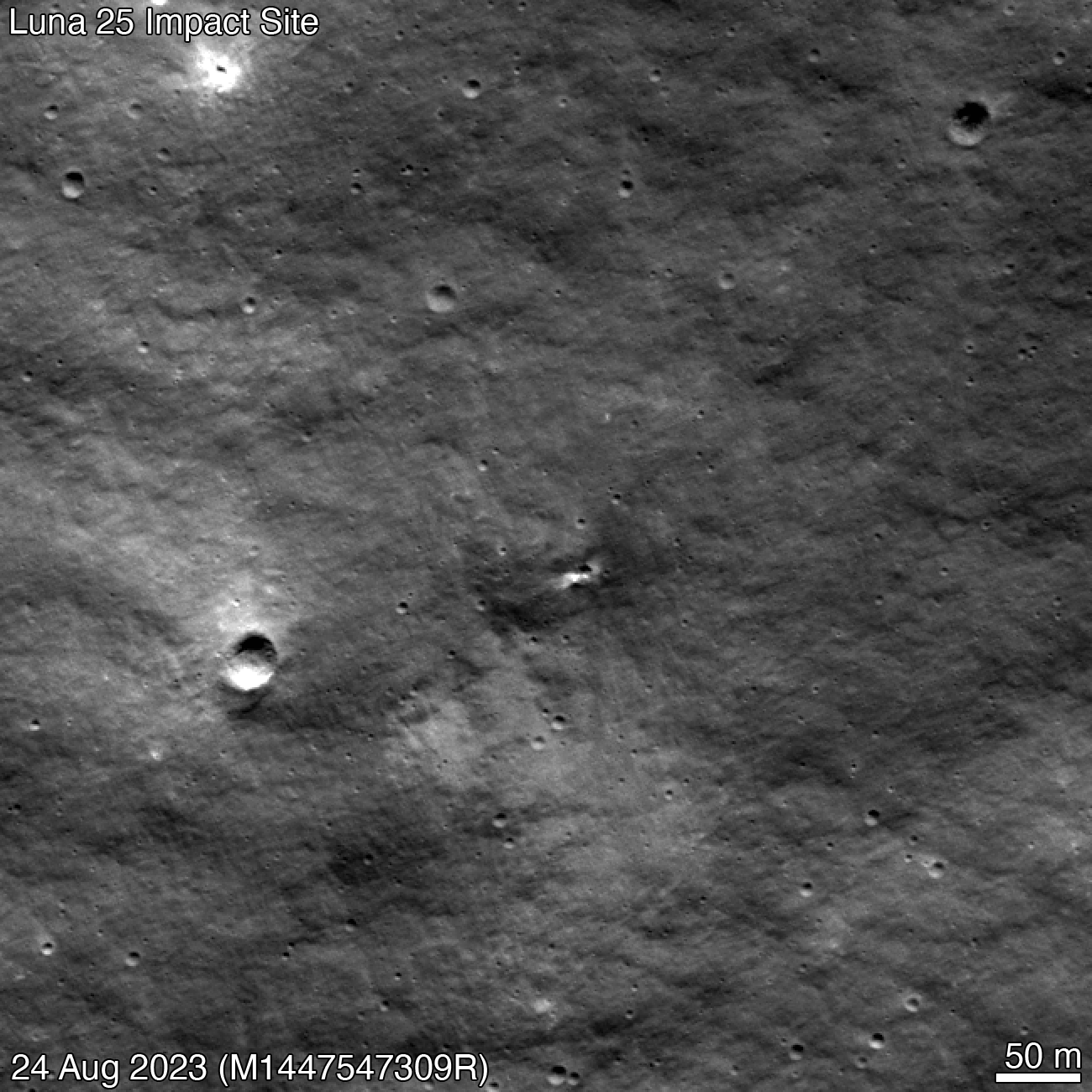 Tech: Lefotózta a NASA a Holdba csapódott orosz űrszondát, a Luna-25-öt