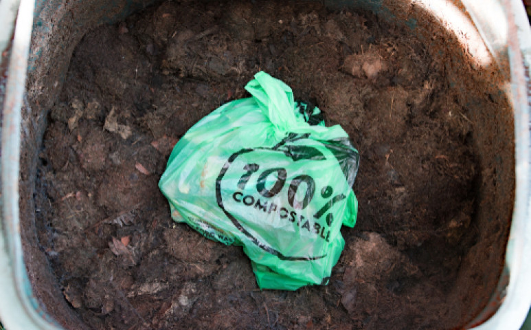 6 hónap alatt lebomlott itthon a komposztálható műanyag zacskó