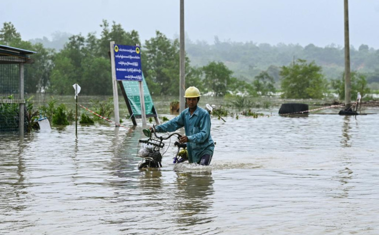 Mianmarban is tombol a víz – heves esőzések nyomán áradásokkal kell számolni