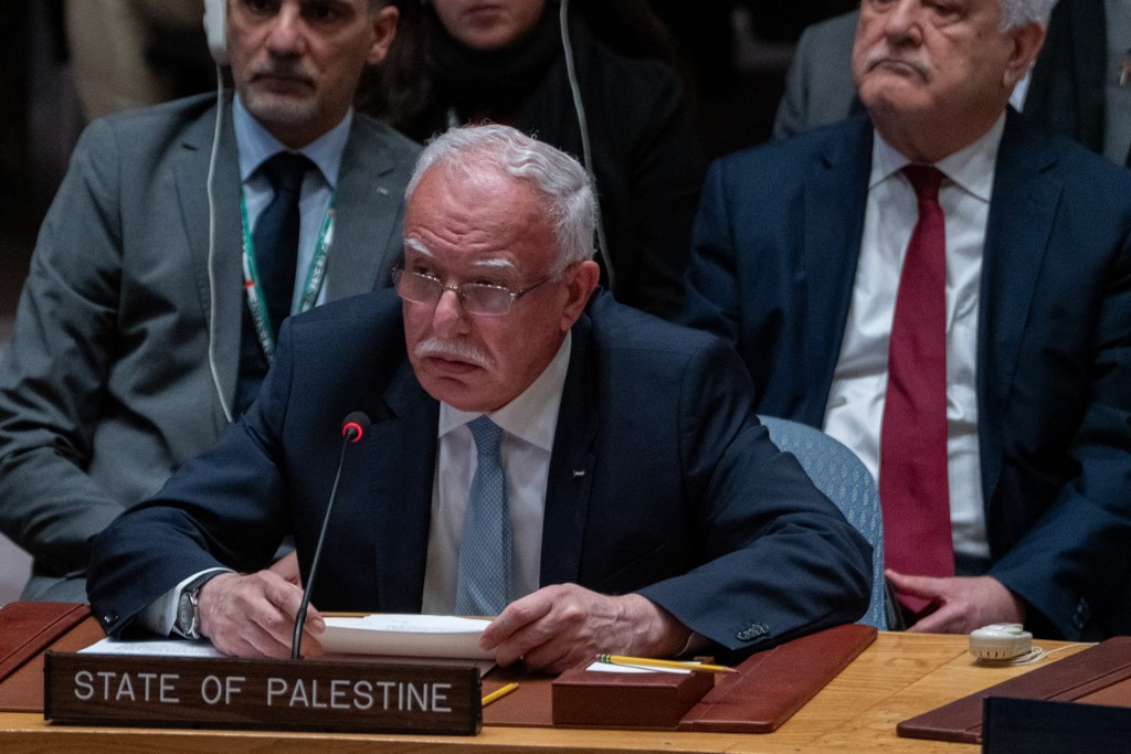Palesztin külügyminiszter: Elfogadhatatlan az ENSZ BT tétlensége
