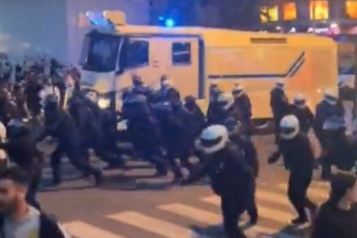 Párizs: könnygázzal oszlatták fel a rendőrök a Hamász-párti tüntetést