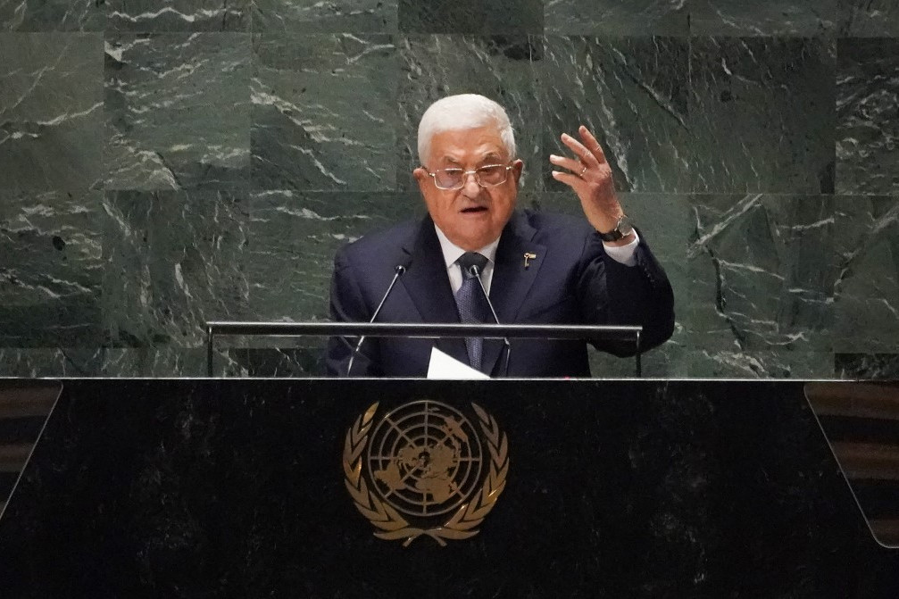 Mahmúd Abbász szerint népirtó háború zajlik a palesztinok ellen