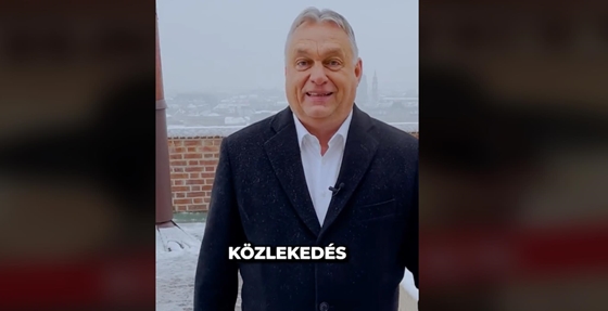 Itthon: Orbán Viktor gúnyos kis rímmel reagált a budapesti hóhelyzetre