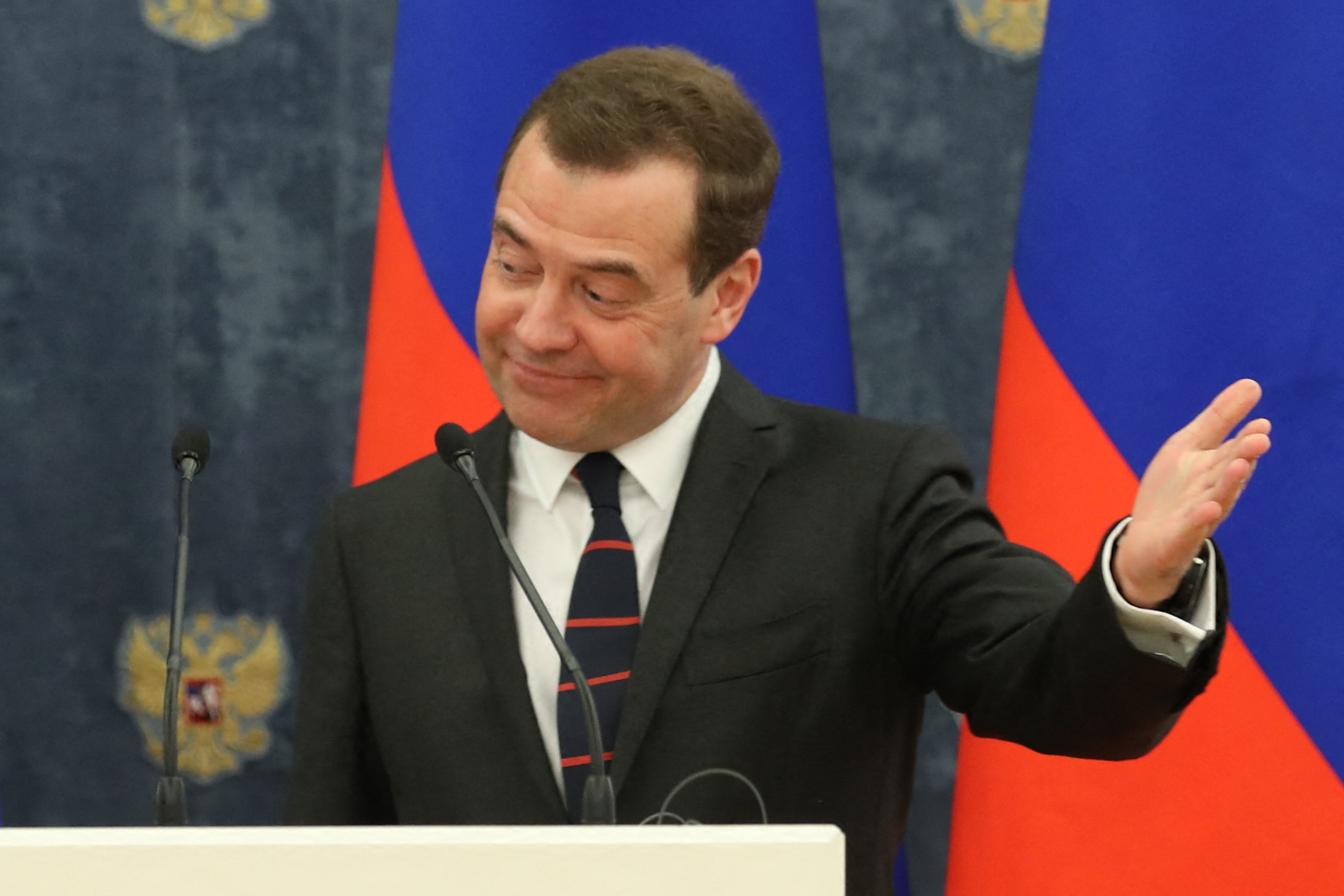 Medvegyev nem akárhogy gúnyolta ki a Nyugat kettős mércéjét