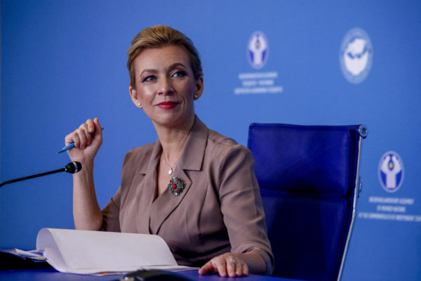 Zaharova ironikusan kommentálta az Oroszország EBESZ-ből való kizárásáról szóló vitát