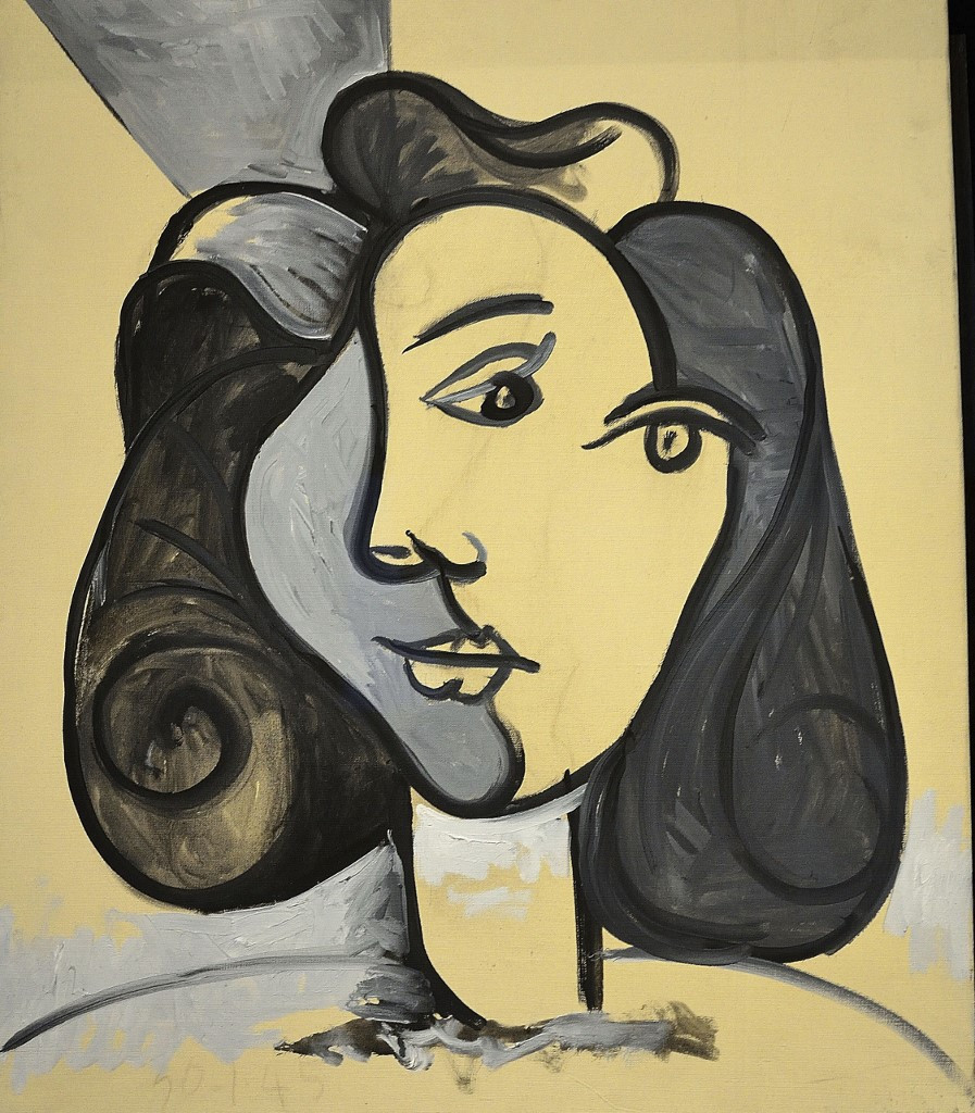 Pablo Piccaso portréja Françoise Gilot-ról (Piccaso Múzeum, Malaga)