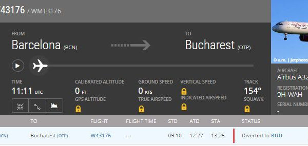 Bukarest helyett Budapesten szállt le a Wizz Air repülője
