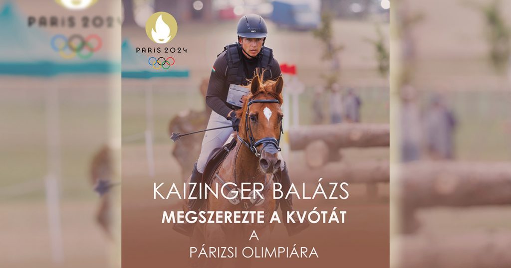 Kaizinger Balázs megszerezte az olimpiai kvótát lovastusában