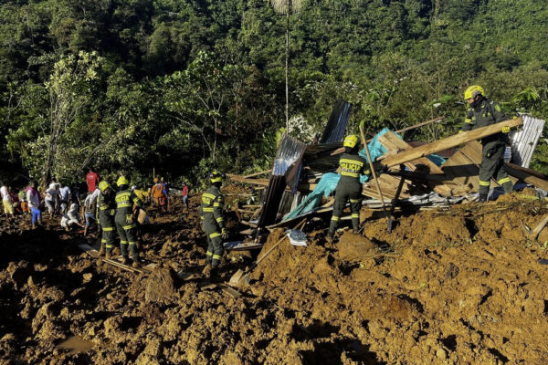 Sokan meghaltak egy földcsuszamlásban Kolumbiában